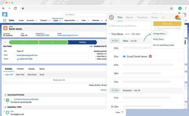 travel time field service salesforce