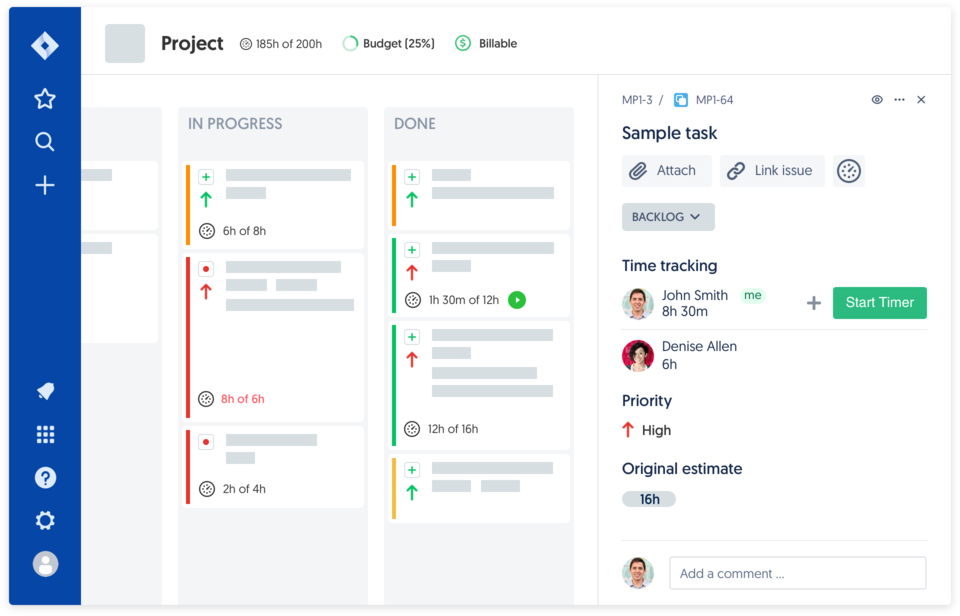 jira time tracking integration