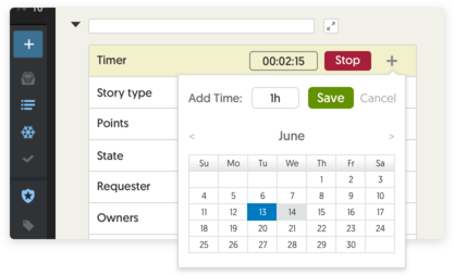 Pivotal time tracking project board