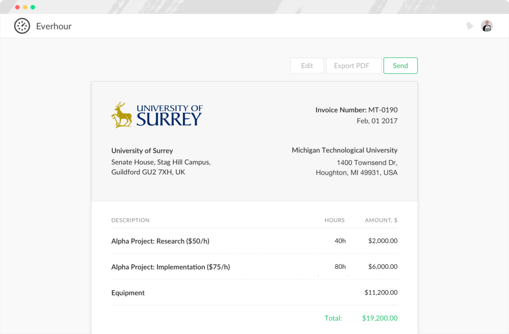 Export invoices to QuickBooks