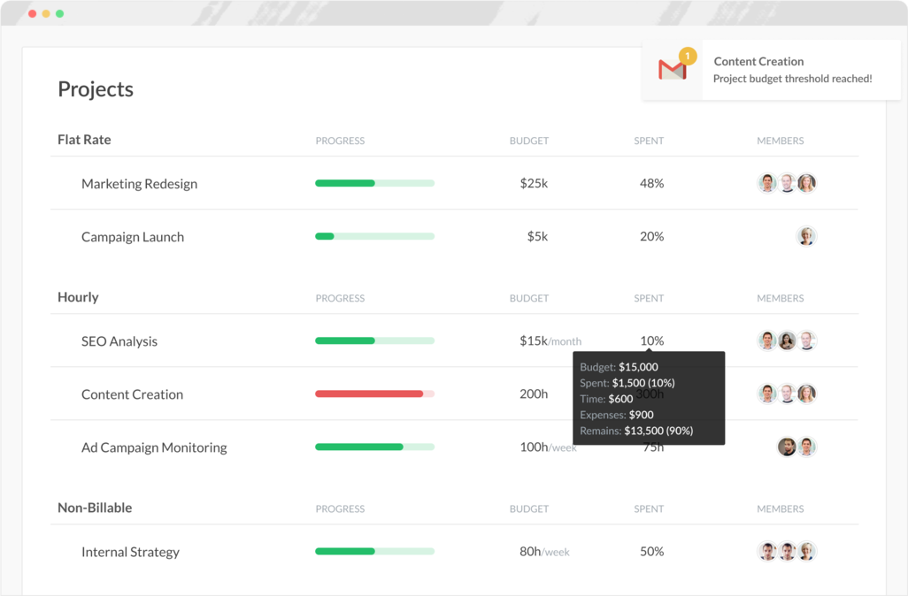 4. Budget Monitoring