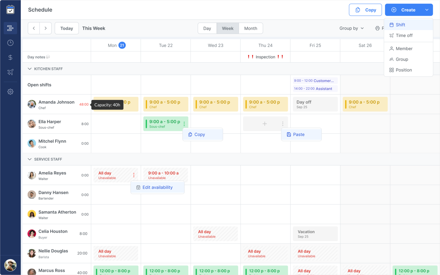 Shifts By Everhour Shifts By Everhour