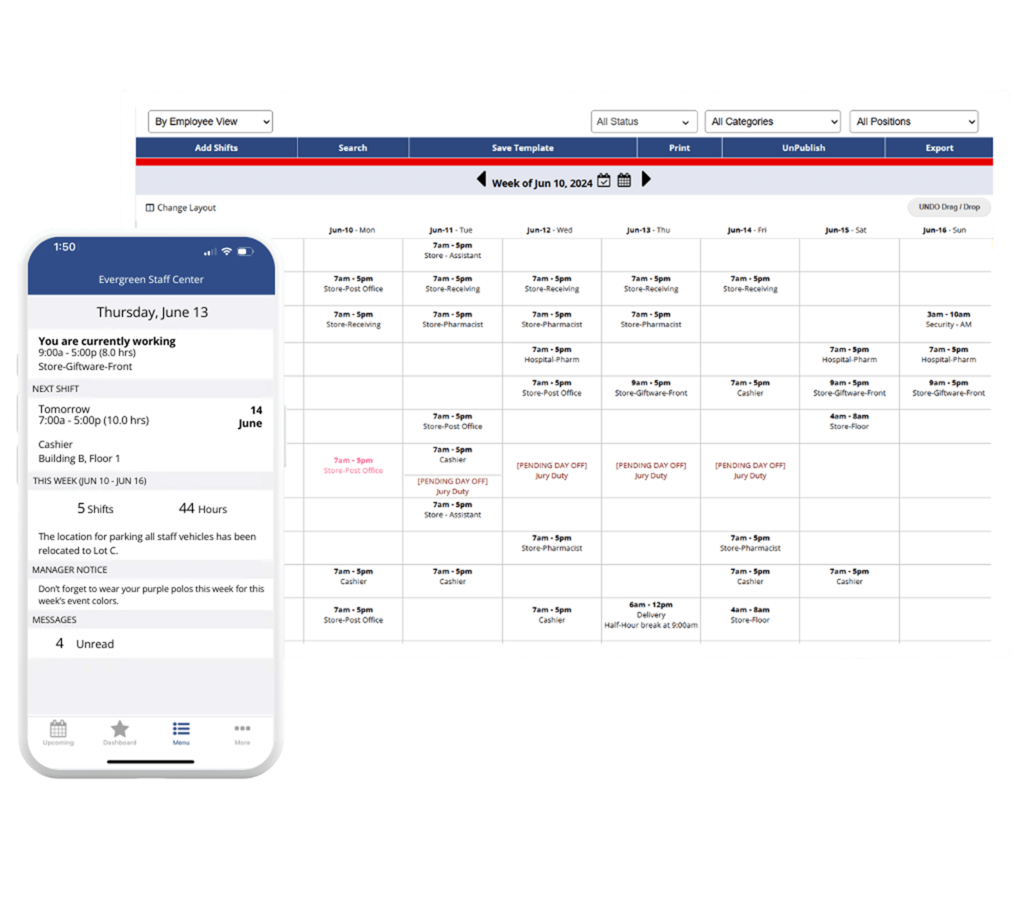 WhenToWork scheduling example