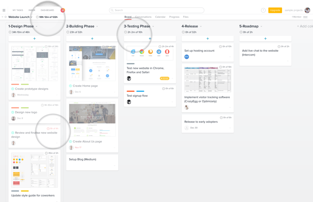 time tracking in asana boards