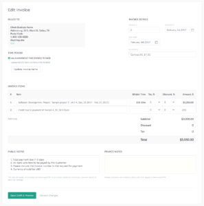 invoicing beta coming