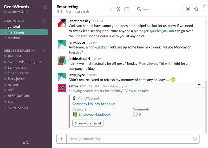 10 state-of-the-art slack integrations that can bring your team together