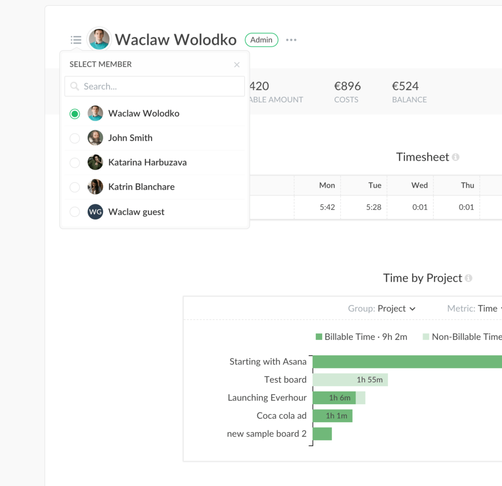 a fresh member summary with better navigation and more detailed information