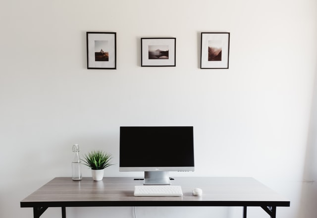 Clean Modern Desk Setup