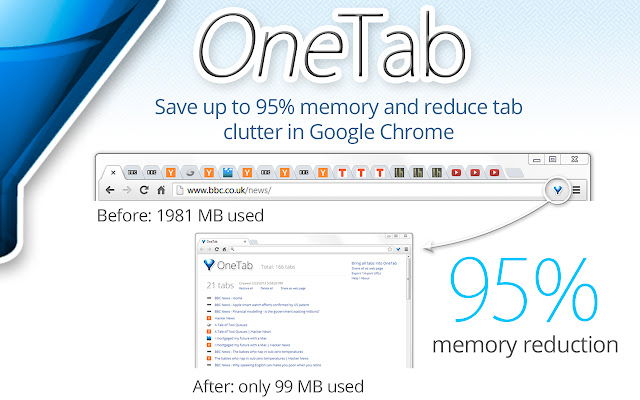 Chrome extensions #4: Let One Tab simplify your browsing experience…