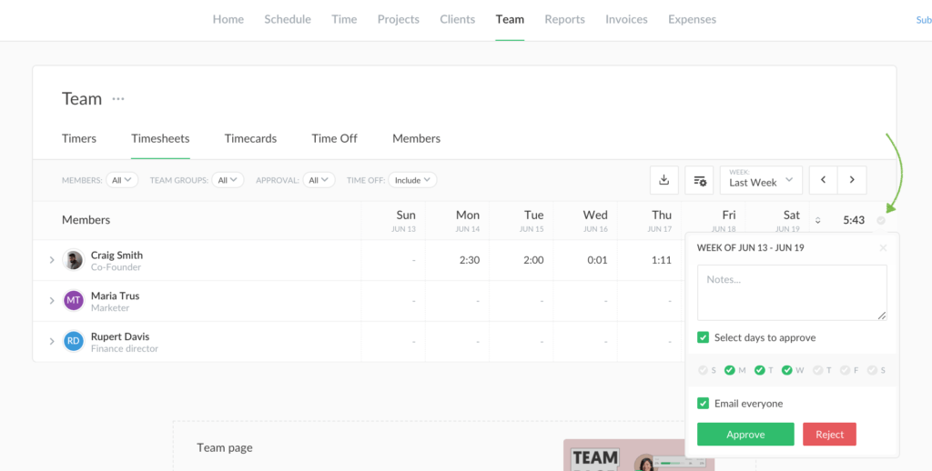 empty weeks on timesheets, time off changes + small tweaks