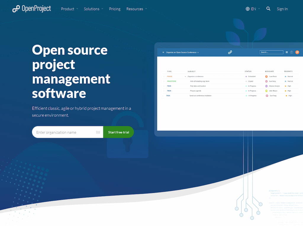 OpenProject - Open Source Project Management Software