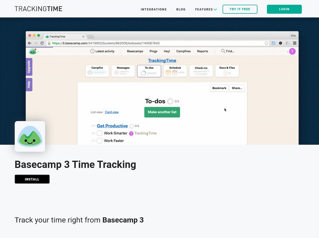 best basecamp integrations for time tracking