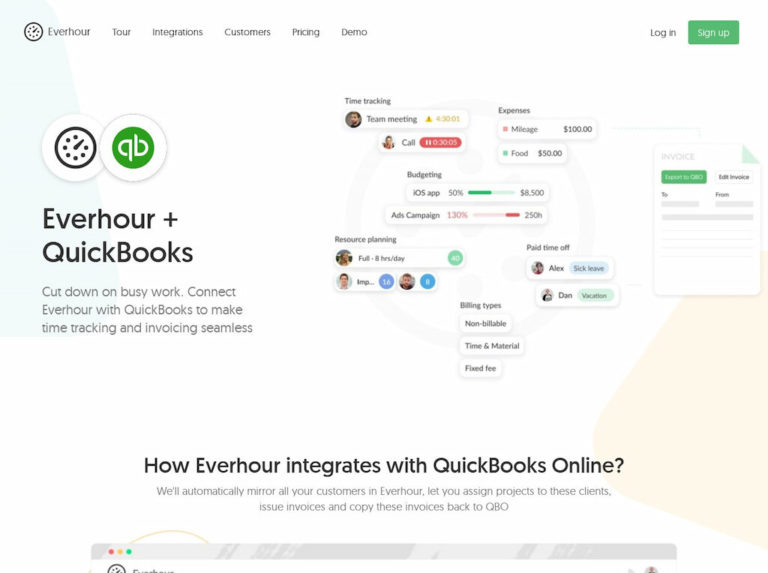 quickbooks time tracking software integrations