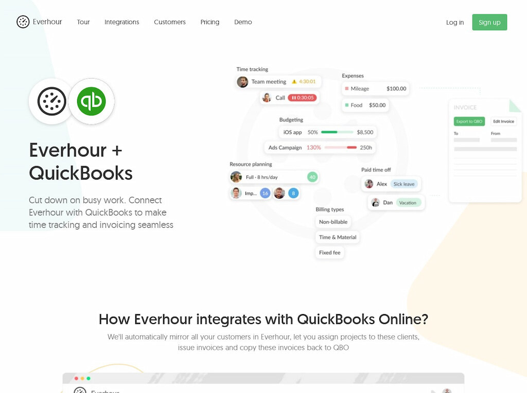 quickbooks time tracking software integrations