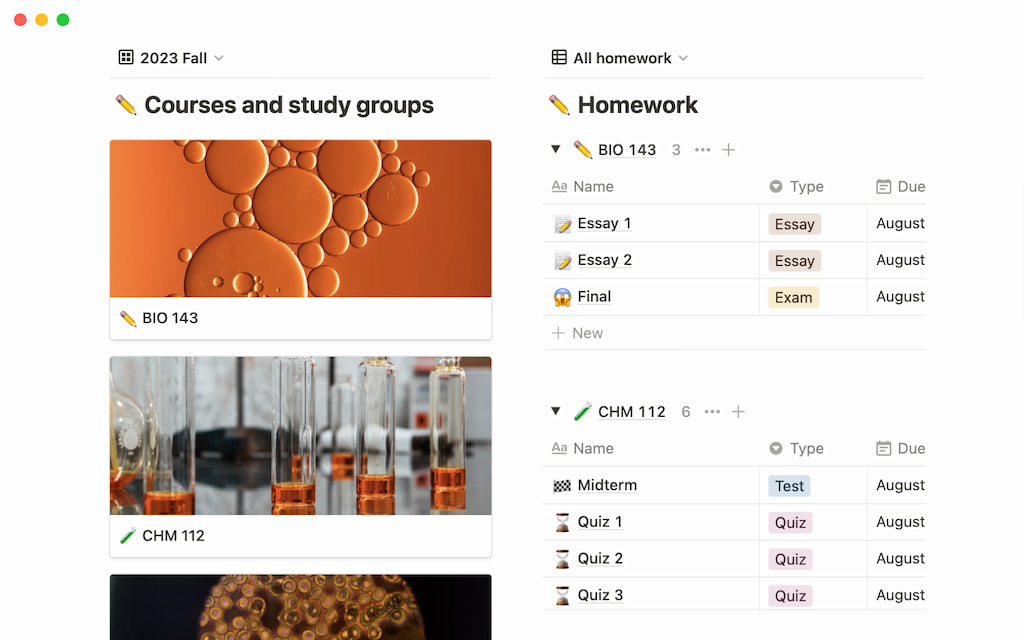 20 notion templates to organize your work and personal life