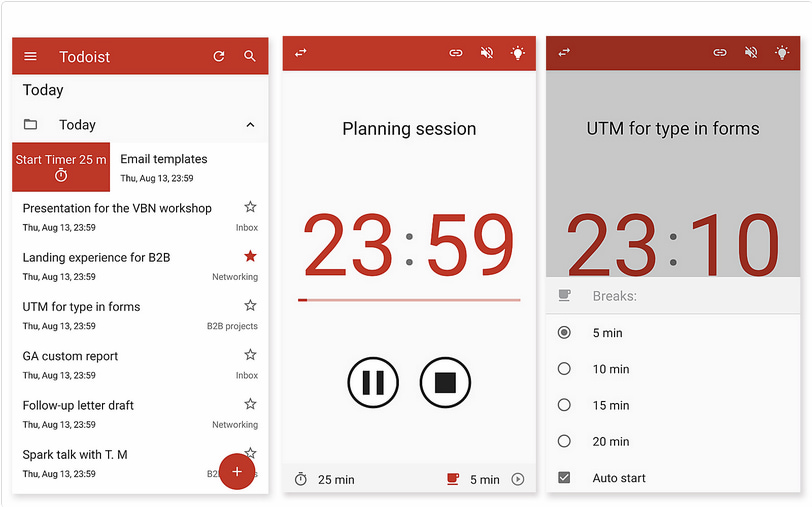 suivi du temps sur Todoist: comment le faire et meilleures intégrations