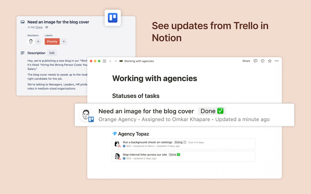 notion integrations: