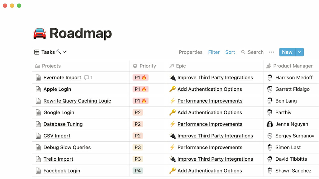 notion project management