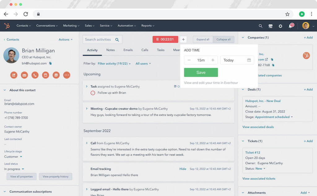 hubspot time tracking: best apps & integrations [2022]