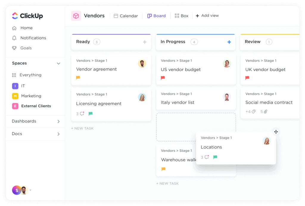 clickup project management for higher productivity