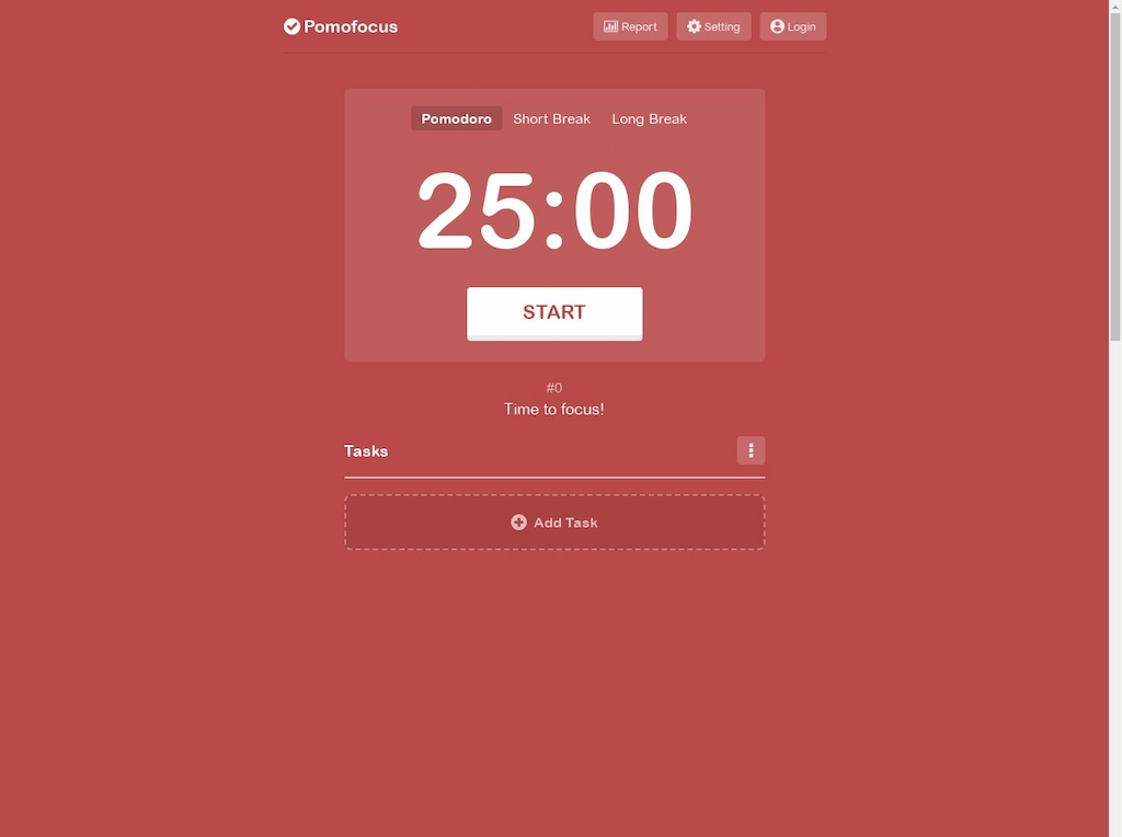 FocusTide - Pomodoro Timer App - Made with Vue.js