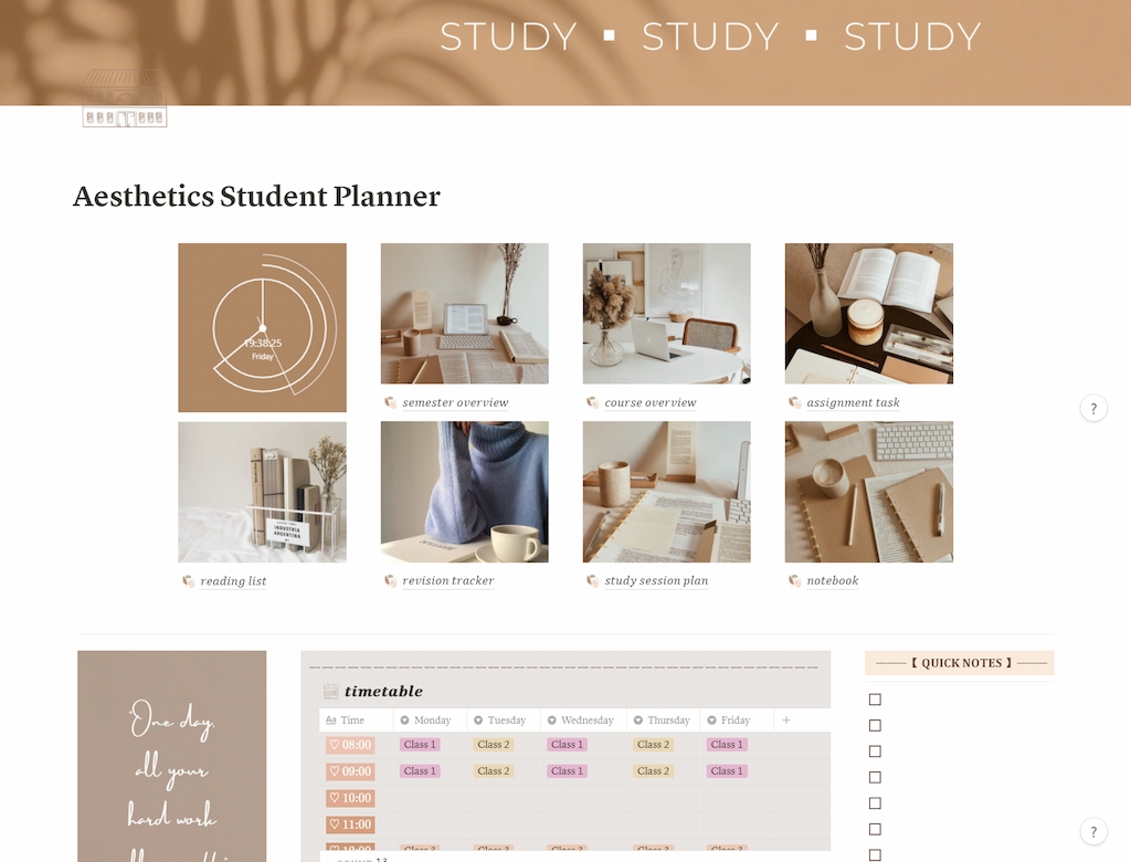the 35 best notion aesthetic templates in 2023 [for school, journaling, and more]