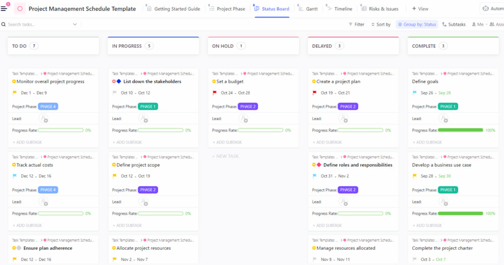 ClickUp Templates The Best Project Management Templates in 2024