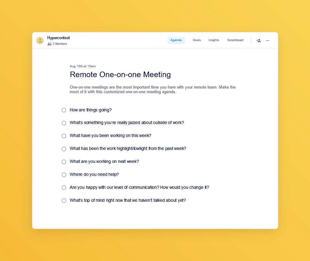 6 handy meeting agenda templates for your next meeting