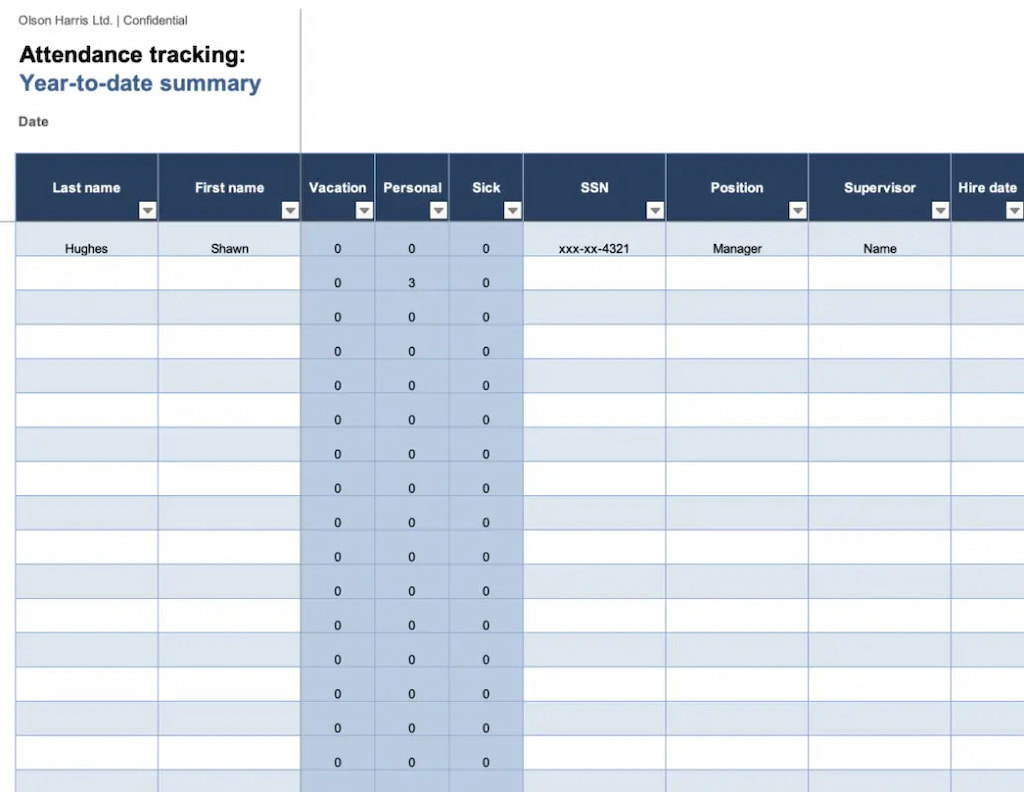 attendance tracker excel: free templates to simplify employee attendance monitoring