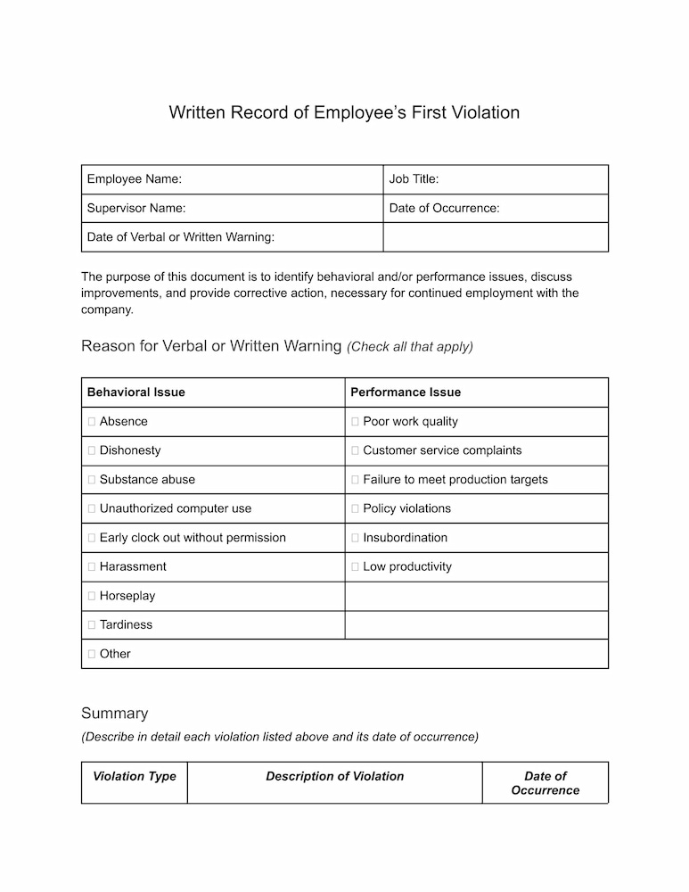 employee write-up form: how to strengthen workplace culture & best templates