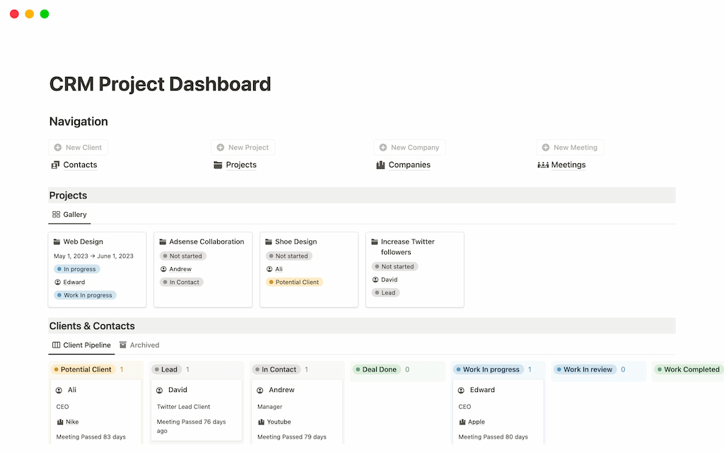 crm dashboard template setup: how to customize for success