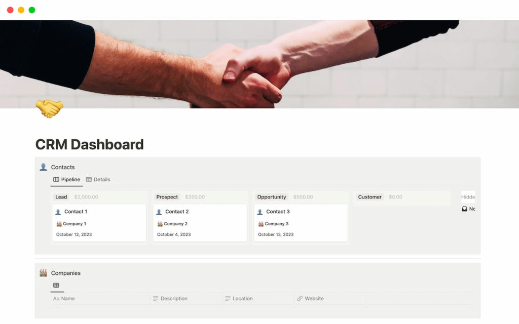 crm dashboard template setup: how to customize for success