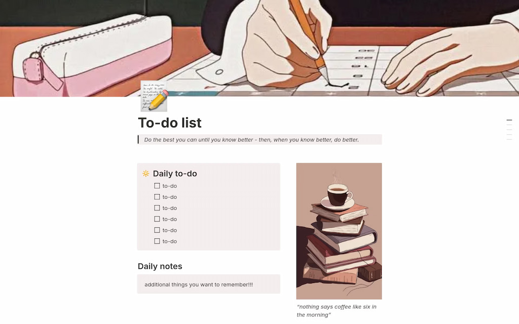 to-do list template: plan, prioritize & get things done