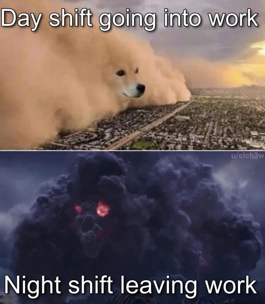 night shift memes for sleep-deprived heroes