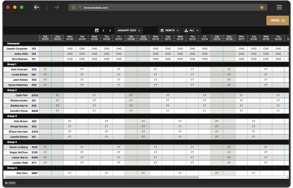 best scheduling software for police departments in 2025