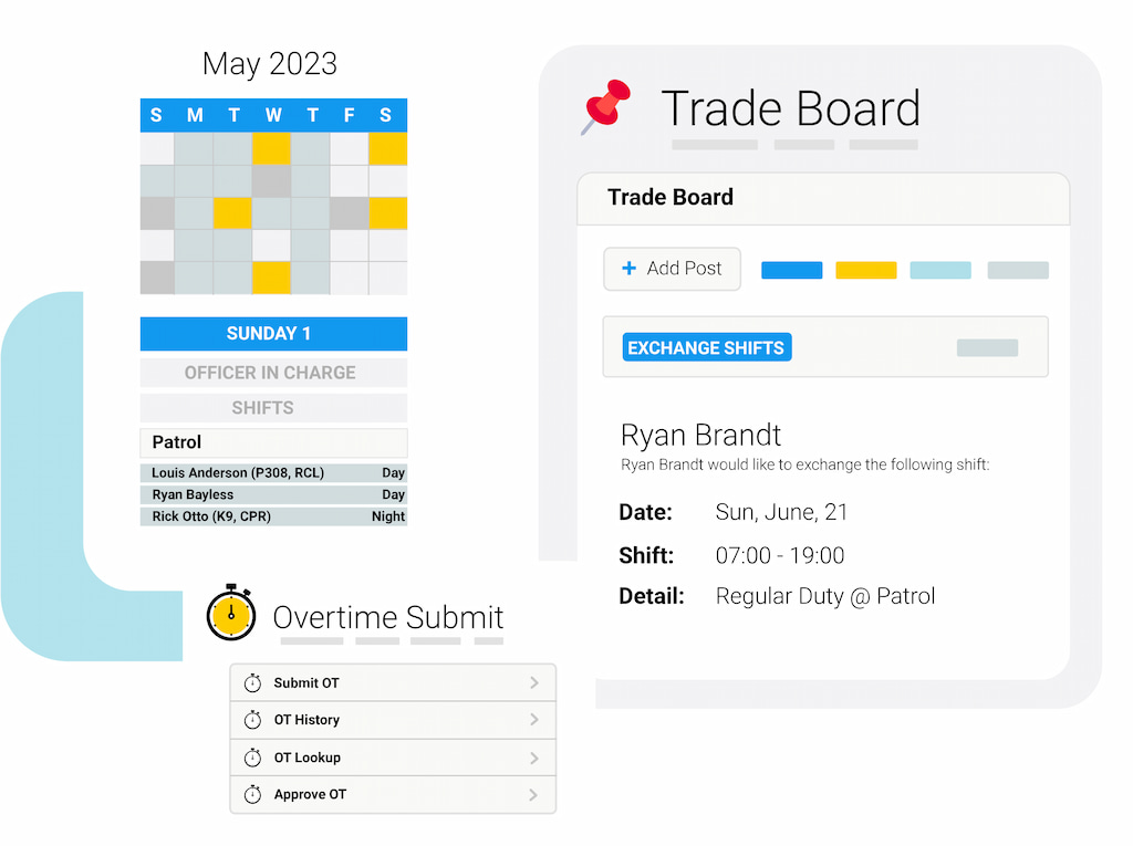 best scheduling software for police departments in 2025