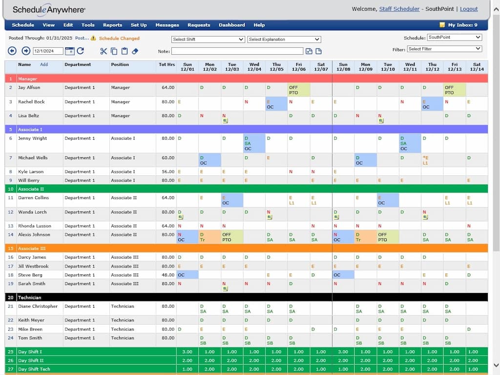 best scheduling software for police departments in 2025